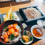 京都高台寺 天風 - サーモンいくら丼？