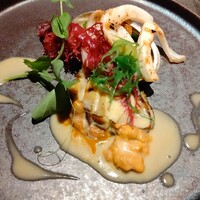 The Grill on 30th - 蝦夷アワビとアオリイカのグリル