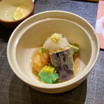 ひらまつ - キンキと夏野菜の揚げ浸し