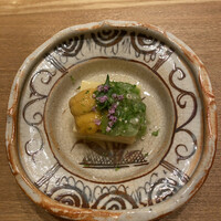 日本料理 e. - たまご豆腐に雲丹と夏野菜