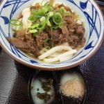 丸亀製麺 - 牛肉しぐれぶっかけ