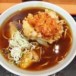 爽亭 - 『そば屋のカレー』そば、かき揚げトッピング