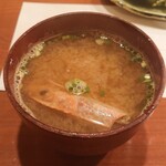 ともえ寿司 - 味噌汁