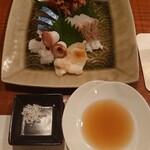 ともえ寿司 - お刺身と煎り酒