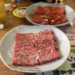 Yakiniku Horumon Yaruki - 宮崎県産和牛ロース(1,089円)
