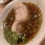 木挽町 とも樹 - ポン酢に沈む厚岸の牡蠣