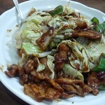 龍盛菜館 - 豚肉とキャベツの甘味噌炒め