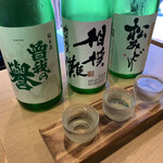 小田原おでん 本陣 - 若旦那おすすめ3酒