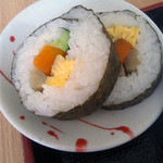 葉菜みずき - サービスでいただいた巻き寿司
