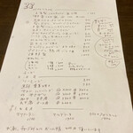 BARU 竹末 - メニュー