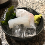 Gimpei - 天ぷら定食（お造り付）お造り2種