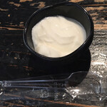 山元麺蔵 - 店主サービス杏仁豆腐