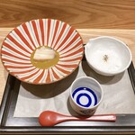 Sushi Asahi - 蒸しアワビトリプリング