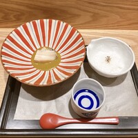 鮨 あさひ - 蒸しアワビトリプリング