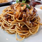 円山 カルネ - ドルチェセットのパスタは「少なめ」がデフォ。なので＋220円（税込）でパスタを増量。食したら結構ボリューミーでしたよ。