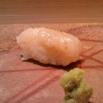 すし匠 - 真子鰈のエンガワの握り