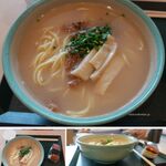 やいま村 - やいまそば,ポーク玉子おにぎり,八重山そば,やいま村新石垣空港(沖縄県石垣市)食彩品館.jp撮影