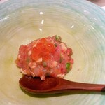 鮨 波やし - バクダン。混ざり具合がgood