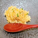 鮨 波やし - 酢飯の蟹炒飯。めちゃくちゃうまい。