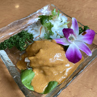 横浜中華街 北京飯店 - バンバンジーとイカの冷菜