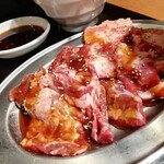 名物元町ホルモン串 ひなた屋 - 定食のカルビはらみ拡大