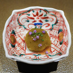 日本料理FUJI - カボチャを使った葛饅頭