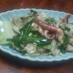 あじわい処　あかぎ - いか炒め