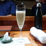 Sushisho Nomura - シャンパンで乾杯♪