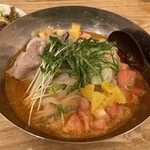 Gyuutan Sumiyaki Rikyuu - 牛たんトマト冷麺