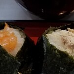おにぎりぼんご - ご飯の艶もわかる。