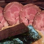 つけ麺 きらり - レアチャーシューのアップ～♪(^o^)丿