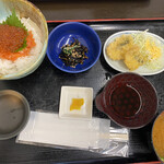 博多魚がし - 一品でサバの天ぷらが付くのは嬉しい。