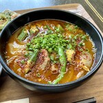 高畑料理店 - 豚肉と白菜の辛い煮込み、絶品です！