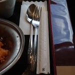 Hayashiya - 銀食器プラス、嬉しい割り箸。