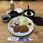 西陣大江戸 - 豚ミックス定食　¥2420