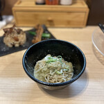 麺屋M - 『牡蠣の限定和え玉』（ハーフ）¥300