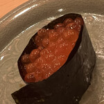 木挽町 とも樹 - 新イクラを軍艦仕立てに