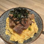 豚骨ラーメン 銀水 - Bセット　ミニチャーシュー丼