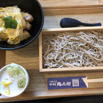 中村麺兵衛 - そば屋の厚みカツ丼とそば(冷)  999円