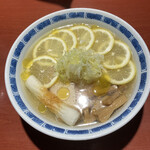らーめん竹馬 - 鶏そばレモン(冷製)