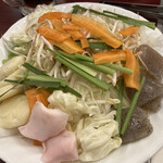 Asahi Biruen Shiroishi Hamanasukan - 野菜盛り