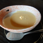 Usagino Ippo - おばんざいセットのデザート（豆乳プリン）