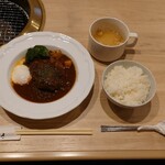 Nikuya Matsuhisa - 飛騨牛ハンバーグランチ　1,848円（税込）