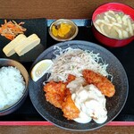 炭火焼鳥 ゆ鳥 - チキン南蛮定食 870円