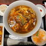 Tenshin Dakku - 酸辣湯麺 ＋ ミニ麻婆豆腐丼 ランチセット