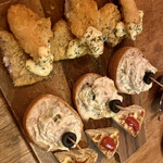 ラ・コシーナ・デ・セレーソ - フィッシュフライ ピンチョス スペインオムレツ