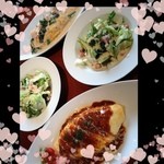 KIRAKU - ランチ♡サラダとドリンクセット