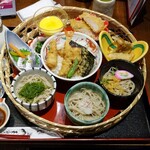 天竜そばニュー藤屋 - 料理写真:夏天丼小割り膳 1,518円