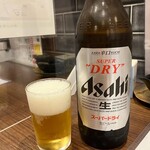 酒場スタンド ニューツルマツ - 瓶ビール大アサヒ