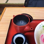 さか本そば店 - 蕎麦湯つき